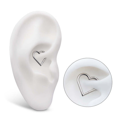 Invictus Titanium Heart Shape Hinged Segment Clicker