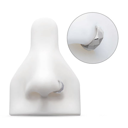 Invictus Titanium Diamond Cut Pattern Side Facing Hinged Segment Clicker