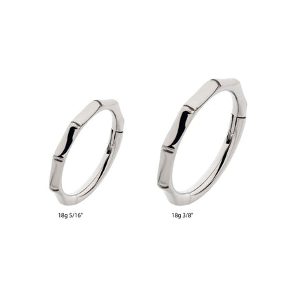 Invictus Titanium Bamboo Design Side Facing Hinged Segment Clicker
