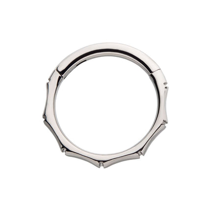 Invictus Titanium Bamboo Design Side Facing Hinged Segment Clicker