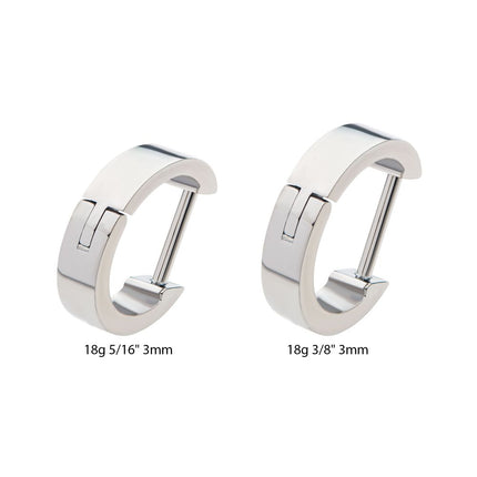 Invictus Titanium with Design 3mm Thick Hinged Segment Clicker