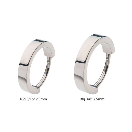 Invictus Titanium with Design 2.5mm Thick Hinged Segment Clicker