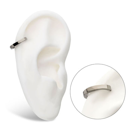 Invictus 20g Titanium Hinged Huggie Earrings