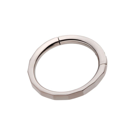Invictus Corrugated Edge Titanium Side Facing Hinged Segment Clicker