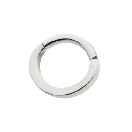 Invictus 16g Titanium Oval Shape Hinged Segment Clicker (for Rook Piercing)