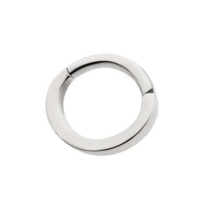 Invictus 14g Titanium Oval Shape Hinged Segment Clicker (for Navel Piercing)
