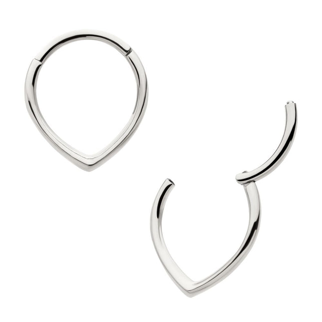 Invictus Titanium Teardrop  Hinged Segment Clicker