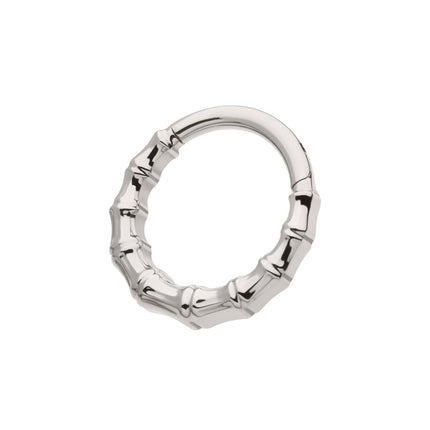 Invictus Titanium Bamboo Design Front Facing Hinged Segment Clicker