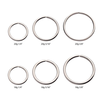 Invictus Titanium Seamless Split Ring