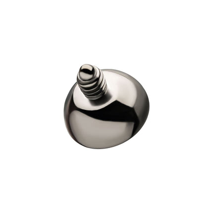 Invictus 14g Titanium Internally Threaded with Synthetic Opal Round Back Bezel Set Top