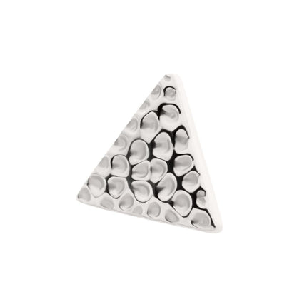 Invictus Titanium Internally Threaded Hammered Triangle Top