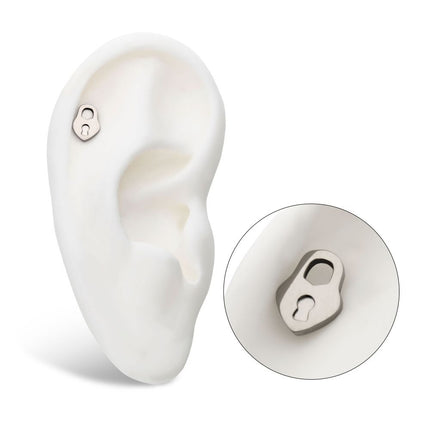 Invictus Titanium Internally Threaded Heart Lock Top