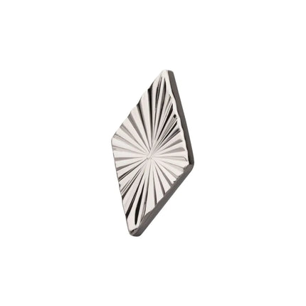 Invictus Titanium Internally Threaded Corrugated Rhombus Top