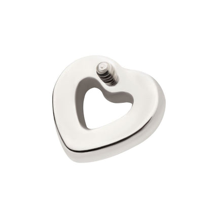 Invictus Titanium Internally Threaded Hollow Heart Top