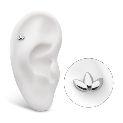 Invictus Titanium Internally Threaded Fan Shape Petals 3-Cluster Top