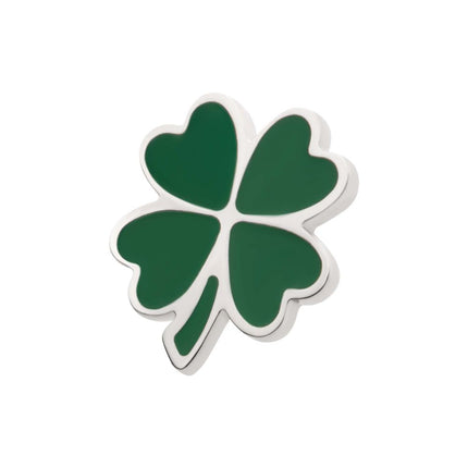 Invictus Titanium Internally Threaded Enamel 4-Leaf Clover Top