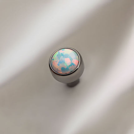 Invictus 16g Titanium Internally Threaded with Bezel Set AAA CZ Top