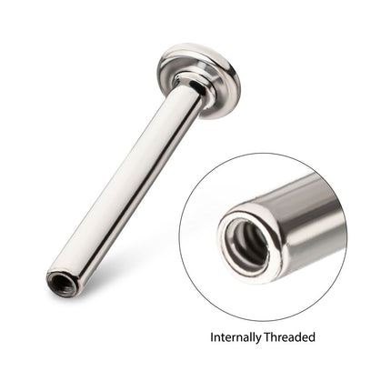 Invictus Titanium M0.8 Internally Threaded 3mm Labret Base