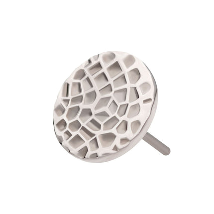 Invictus Titanium Threadless Hammered Disk Top