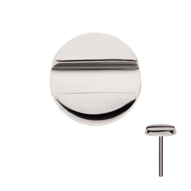 Invictus Titanium Threadless Slotted Screw Top