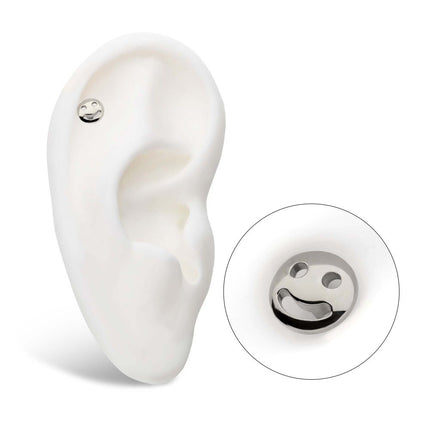 Invictus Titanium Threadless Smiley Face Emoji Top