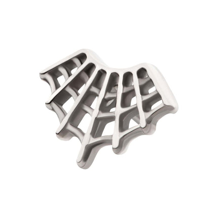 Invictus Titanium Threadless Fan Shape Spiderweb Top