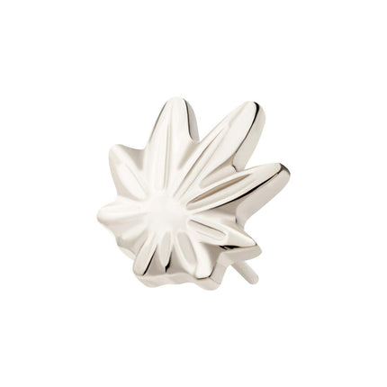 Invictus Titanium Threadless Pot Leaf Top