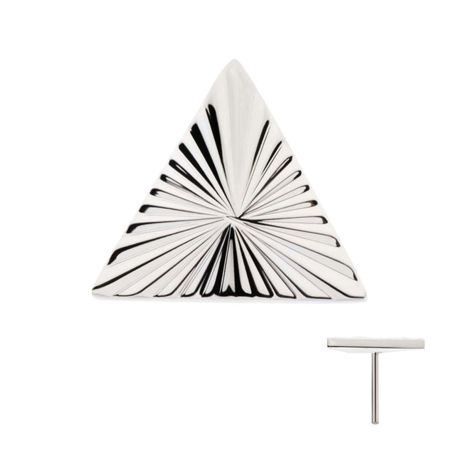 Invictus Titanium Threadless Corrugated Triangle Top