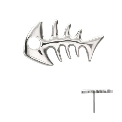 Invictus Titanium Threadless Low Profile 3D Fishbone Top
