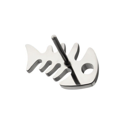 Invictus Titanium Threadless Low Profile 3D Fishbone Top