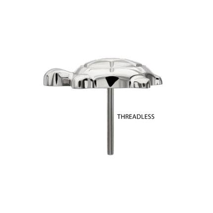 Invictus Titanium Threadless Low Profile 3D Corrugated Land Turtle Top