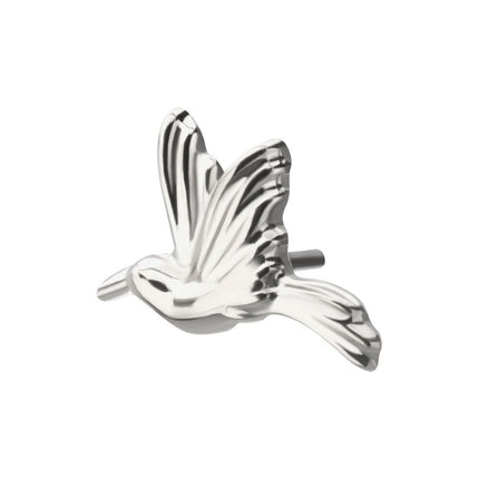 Invictus Titanium Threadless Low Profile 3D Hummingbird Top