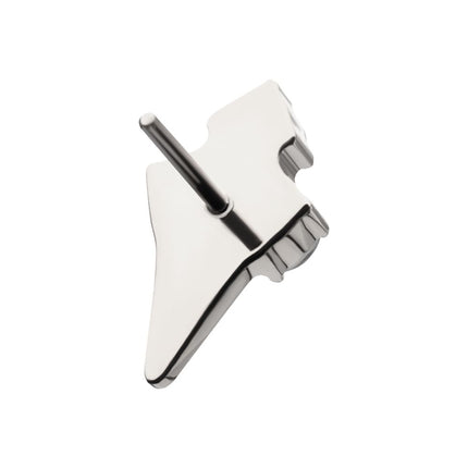 Invictus Titanium Threadless Prong Set Multi-Gem Ice Cream with Cone Top