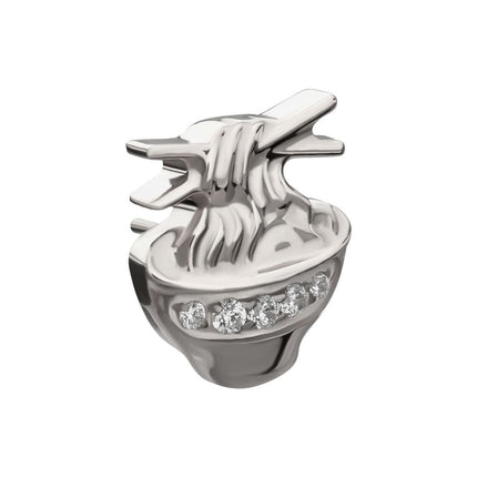 Invictus Titanium Threadless Pave Gem Ramen Top