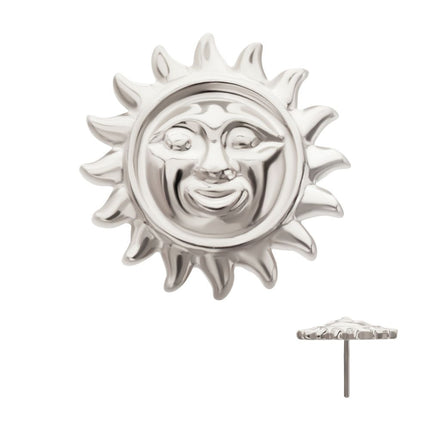 Invictus Titanium Threadless Sun Face Top
