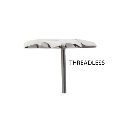 Invictus Titanium Threadless Leaf Top