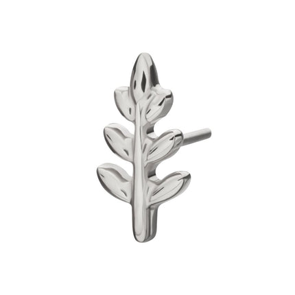 Invictus Titanium Threadless Fern Leaf Top