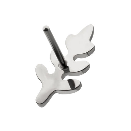 Invictus Titanium Threadless Fern Leaf Top