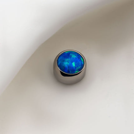 Invictus Titanium Threadless with Bezel Set AAA CZ Top