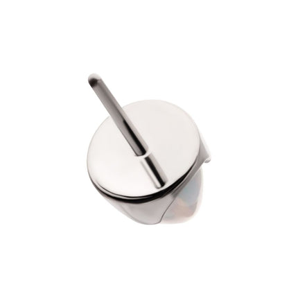 Invictus Titanium Threadless Stone Bullet Top with 4-Claw Prongs