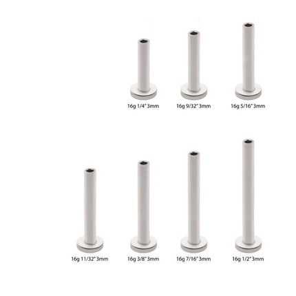 Invictus Titanium Threadless Labret 3mm Base