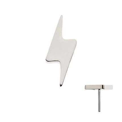 Invictus Titanium Threadless with Short Lightning Bolt Top