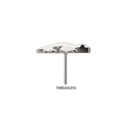 Invictus Titanium Threadless Frog Top
