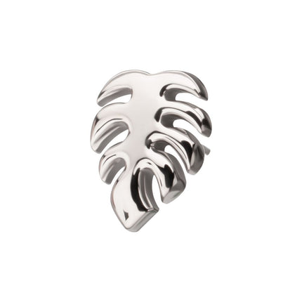 Invictus Titanium Threadless Monstera Leaf Top