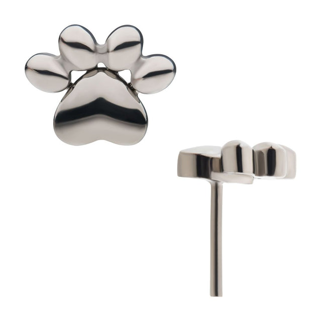 Invictus Titanium Threadless with Paw Top