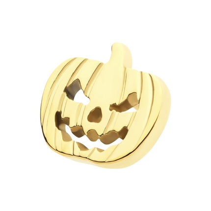 Invictus 24Kt Gold PVD Titanium Threadless Pumpkin Top