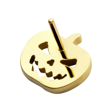 Invictus 24Kt Gold PVD Titanium Threadless Pumpkin Top