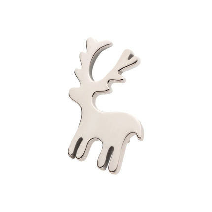 Invictus Titanium Threadless Christmas Reindeer Top