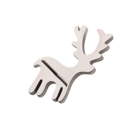 Invictus Titanium Threadless Christmas Reindeer Top