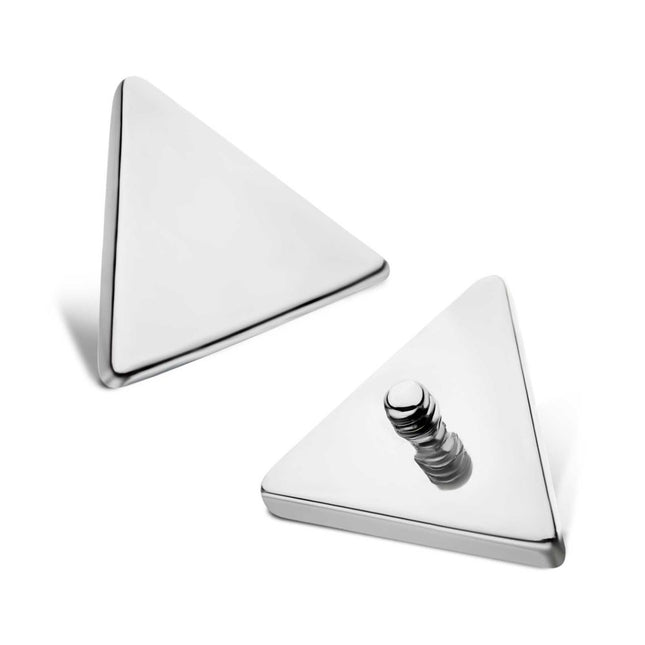 Invictus Titanium Mirror Finish Triangle Threaded Ends